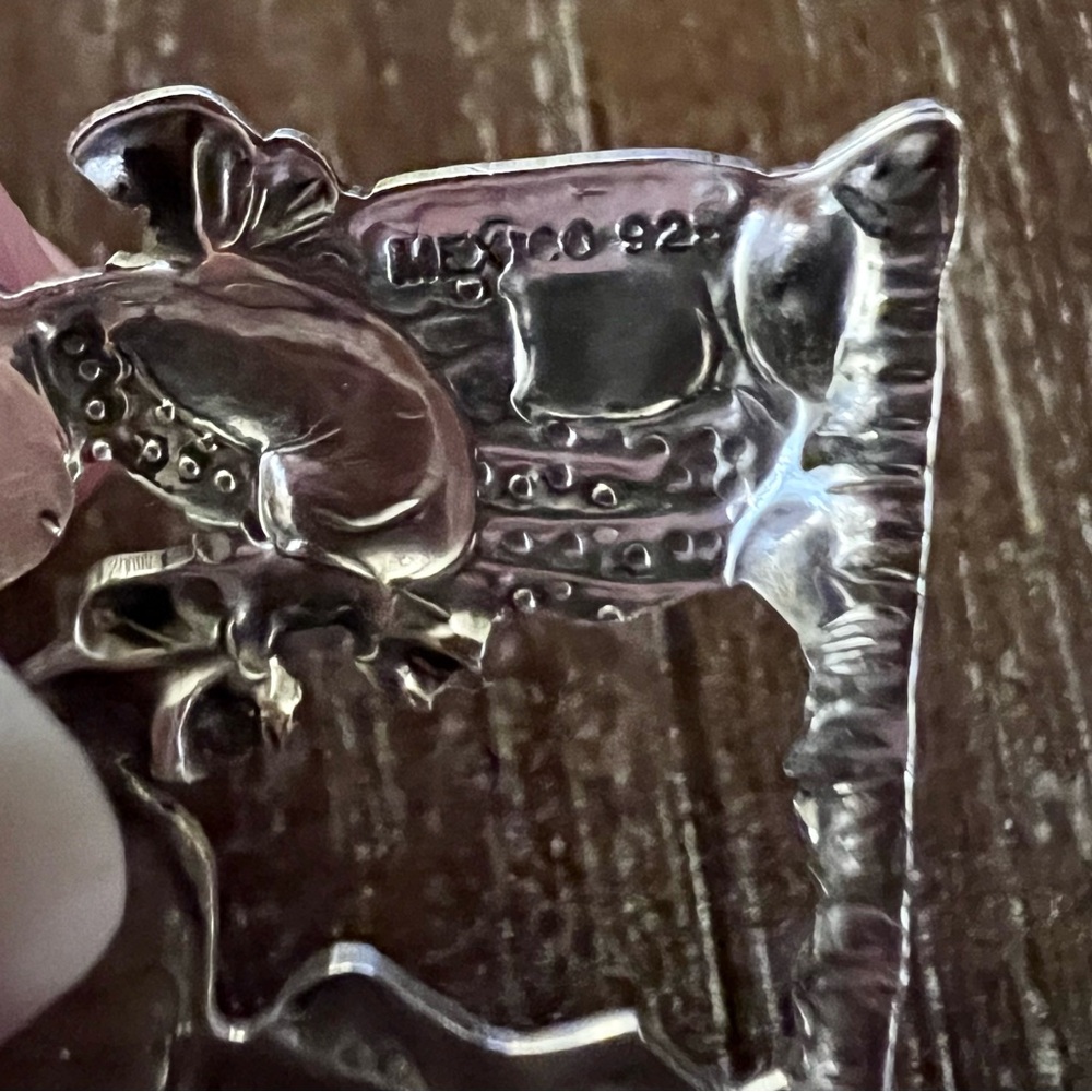 Precious Moments Silver Vintage Style Brooch “Good Friends Are Forever!” SS 925. - Picture 5 of 5